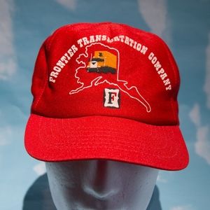 ⭐️2/$10 Vintage Frontier Transportation Company Alaska Mesh Trucker Hat